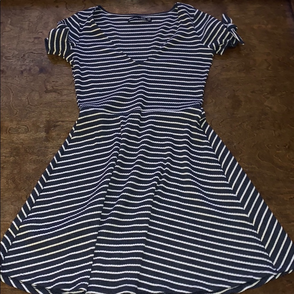 Striped skater dress